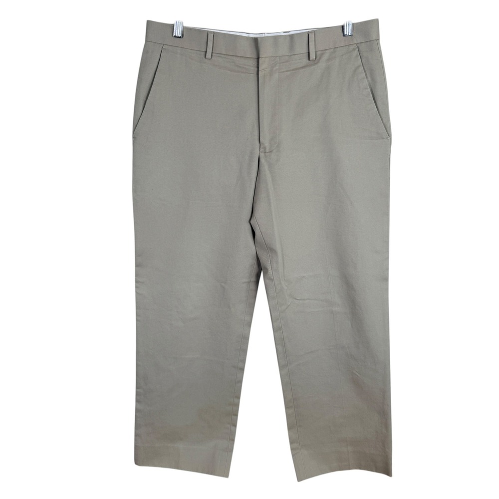Banana‎ Republic Modern Fit Chino Pants Tessuti di Sondrio Mens Actual 34x29 Tan